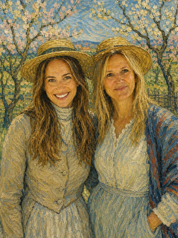 Le souvenir imprimé par la borne, Amandier Van Gogh